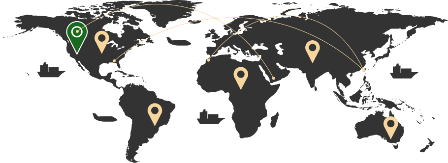 Global Shipping Map Global Shipping Map